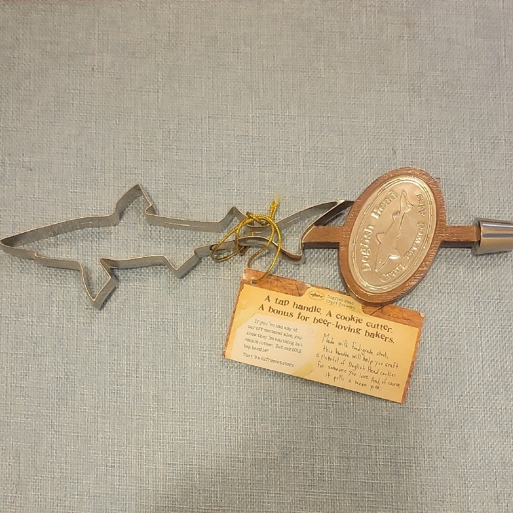 Dogfish Head Craft Brewery Tap Handle, Cookie Cutter
